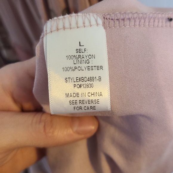 Baevely large mauve floral maxi dress - Picture 7 of 9